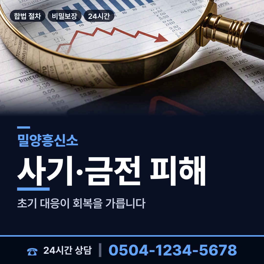 밀양 청도면 평판확인 상담 안내